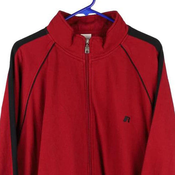 Vintage red Russell Athletic Zip Up - mens xx-large