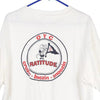 Vintage white OYC Ratitude Hanes T-Shirt - mens x-large