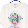 Vintage white Womens National Softball Championship All Sport T-Shirt - womens large