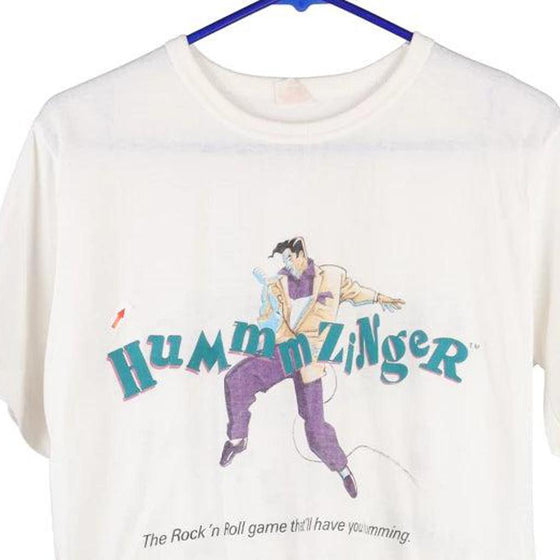 Vintage white Hummzinger Unbranded T-Shirt - mens large
