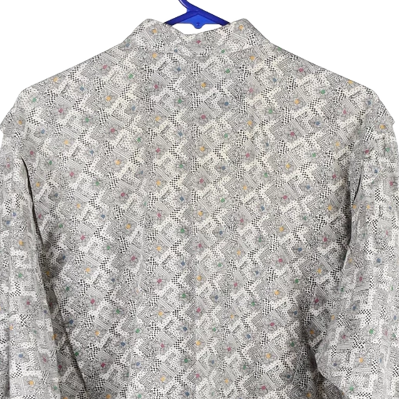 Vintage grey C.P Kings Patterned Shirt - mens medium