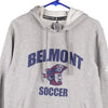 Vintagegrey Belmont Soccer Adidas Hoodie - mens medium