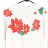 Vintage white Hanes Sweatshirt - womens medium