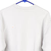 Vintage white Champion Sweatshirt - womens medium