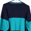 Vintage blue Cheetah Sweatshirt - mens large