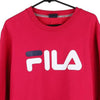 Vintage pink Fila Sweatshirt - womens x-large
