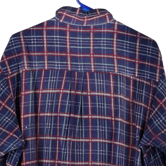 Vintage blue Gallop Flannel Shirt - mens large