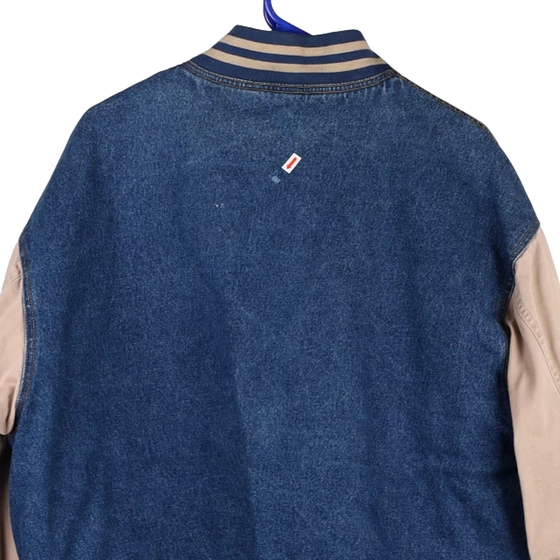 Vintage blue Tri Mountain Varsity Jacket - mens x-large