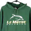 Vintagegreen Le Moyne Dolphins Nike Hoodie - mens small
