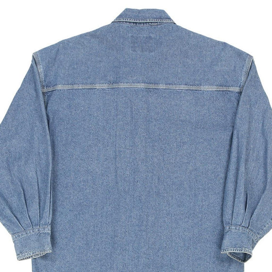 Vintage blue Trussardi Denim Shirt - mens small