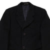Vintage navy Thornwall And Delaney Overcoat - mens x-large