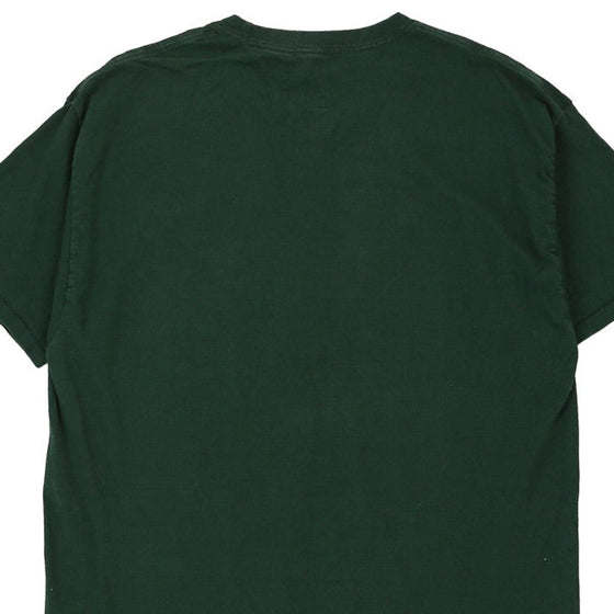 Vintage green Life Begins at 65 Hanes T-Shirt - mens x-large