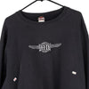 Vintage black Harley Davidson Sweatshirt - mens xx-large