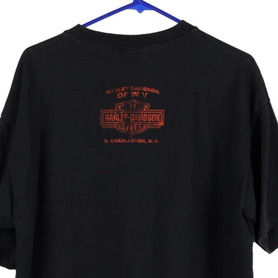 Vintage black South Charleston, West Virginia Harley Davidson T-Shirt - mens x-large