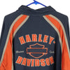Vintage navy Harley Davidson Sweatshirt - mens x-large