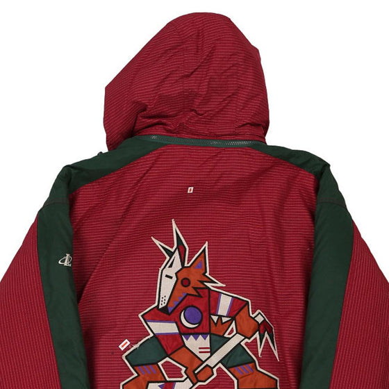 Vintage red Arizona Coyotes Logo Athletics Jacket - mens x-large