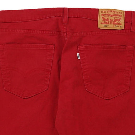 Vintage red 501 White Tab Levis Jeans - mens 34" waist
