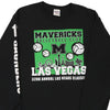 Vintage black Mavericks Volleyball Club Jerzees Sweatshirt - mens medium