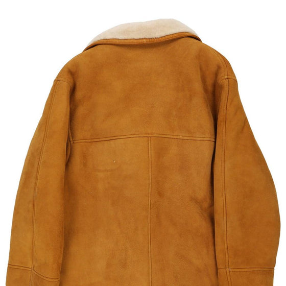 Vintage brown Burberry Suede Jacket - mens xx-large