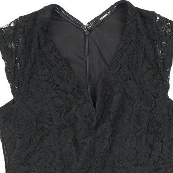 Unbranded Lace A-Line Dress - XS Black Polyester - Thrifted.com