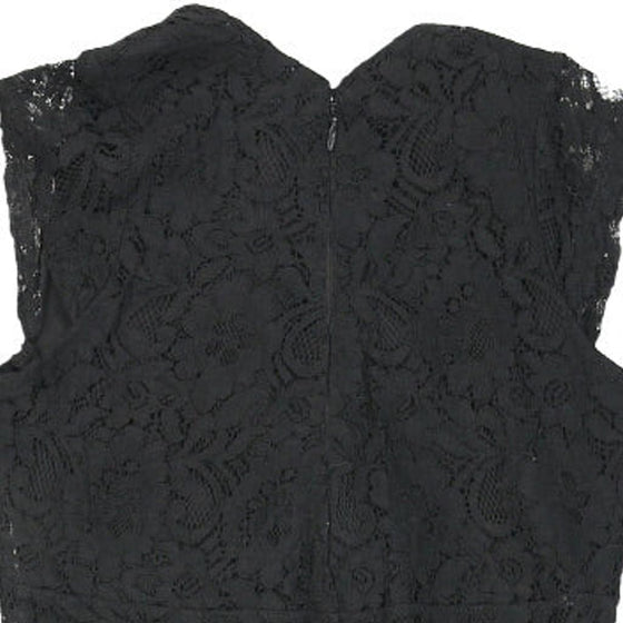 Unbranded Lace A-Line Dress - XS Black Polyester - Thrifted.com