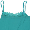 Liu Jo Strap Top - Small Teal Polyester Blend - Thrifted.com