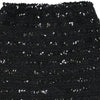 Unbranded Mini Skirt - 22W UK 2 Black Polyester Blend - Thrifted.com