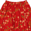 Unbranded Midi Skirt - Medium Red Polyester - Thrifted.com