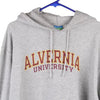 Vintage grey Alvernia University Champion Hoodie - mens large