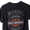 Vintage black Dayton, Ohio Harley Davidson T-Shirt - womens small