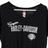 Vintage black Yorkton, Saskatchewan Harley Davidson T-Shirt - womens x-large