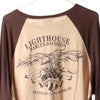 Vintage cream Huntington, Long Island, New York Harley Davidson Long Sleeve T-Shirt - mens x-large