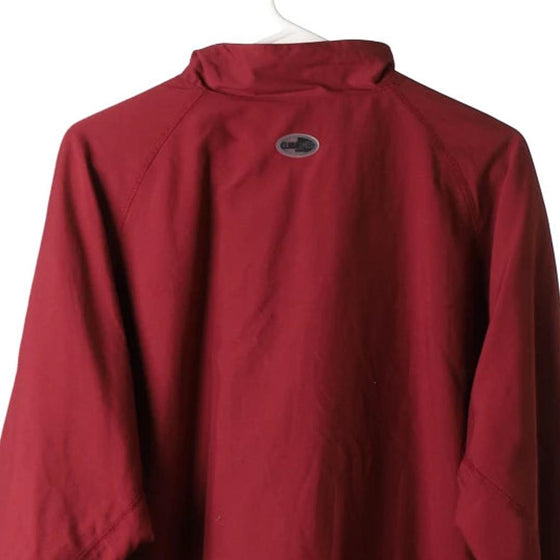 Vintage burgundy Adidas Jacket - mens medium