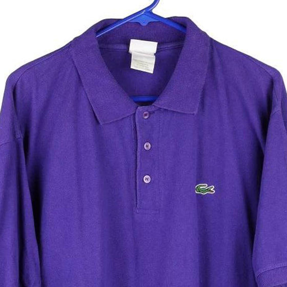Vintage purple Lacoste Polo Shirt - mens x-large
