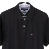 Vintage black Tommy Hilfiger Polo Shirt - mens large
