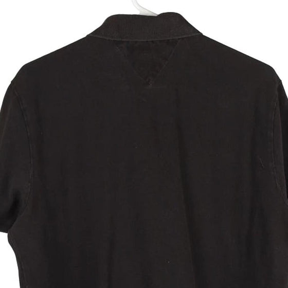 Vintage black Tommy Hilfiger Polo Shirt - mens medium