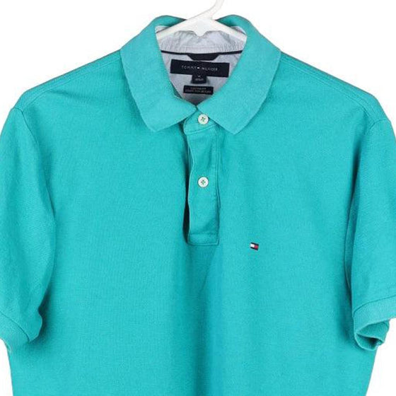 Vintage teal Tommy Hilfiger Polo Shirt - mens medium