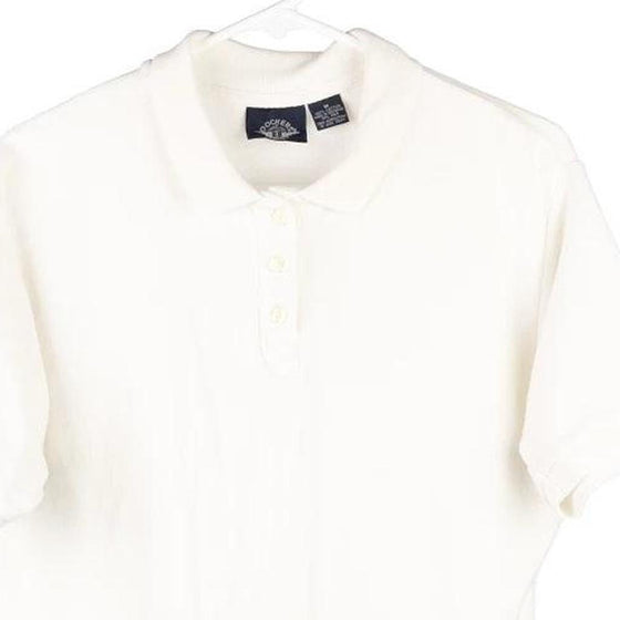 Vintage white Dockers Polo Shirt - mens medium