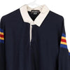 Vintage navy Eddie Bauer Rugby Shirt - mens xx-large