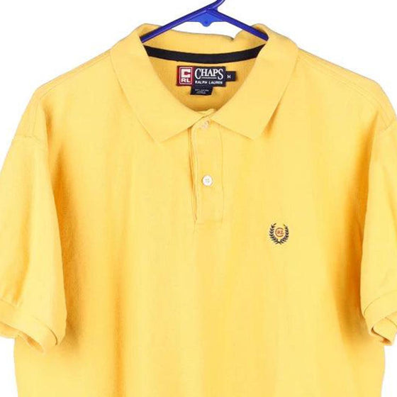Vintage yellow Chaps Ralph Lauren Polo Shirt - mens medium