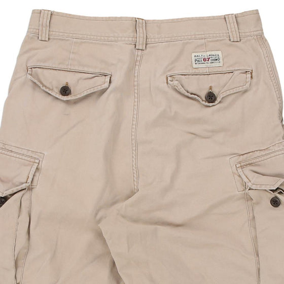 Vintage beige Polo Ralph Lauren Cargo Shorts - mens 32" waist