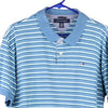 Vintage blue Tommy Hilfiger Polo Shirt - mens x-large