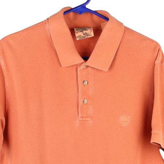 Vintage orange Timberland Polo Shirt - mens large