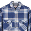 Vintage blue Wallace & Barnes Flannel Shirt - mens medium