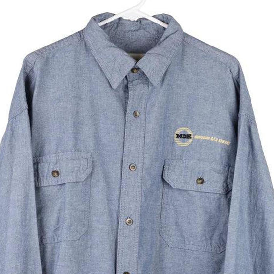 Vintage blue Missouri Gas Energy Key Shirt - mens xx-large