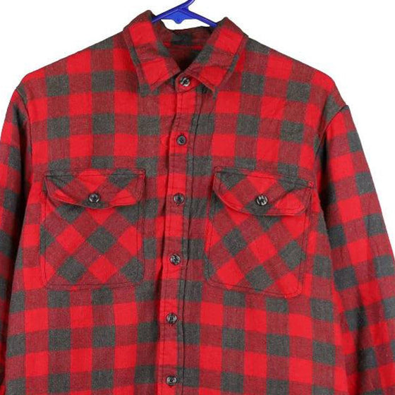 Vintagered Branded Lion Flannel Shirt - mens small