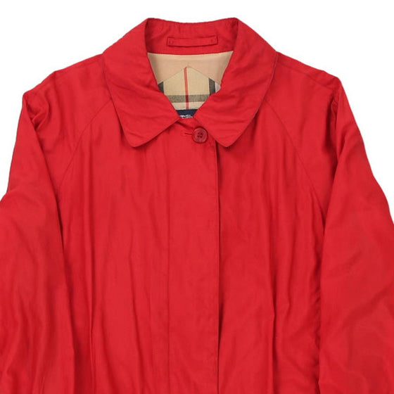 Vintage red Burberry Jacket - womens medium