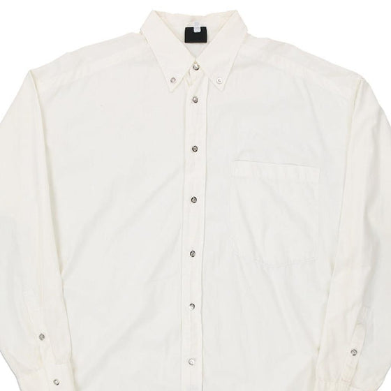 Vintage white Versace Shirt - mens x-large
