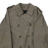 Vintage khaki Burberry Trench Coat - mens xx-large
