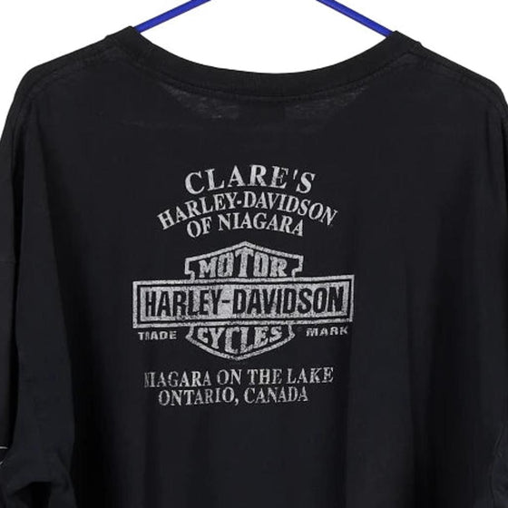 Vintage black Ontario Canada Harley Davidson T-Shirt - mens xxx-large